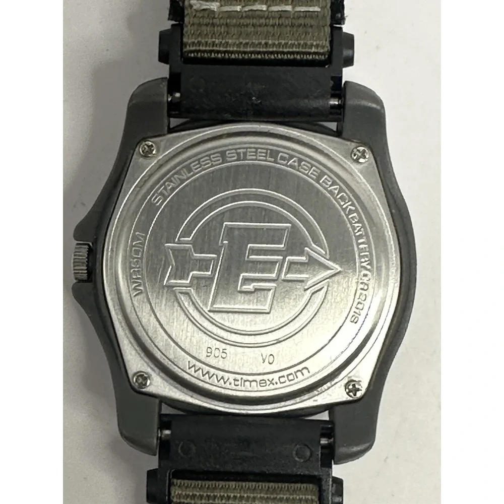 Timex 905 Mens Indiglo Expedition Watch New Battery V0‎ 2011 38MM 8